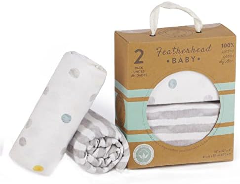 Featherhead™ 2-Pack Fitted Bassinet Sheets - Image 5