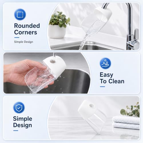 Gjinxi 2PCS Bathtub Extender Silicone Faucet Extender - Image 5