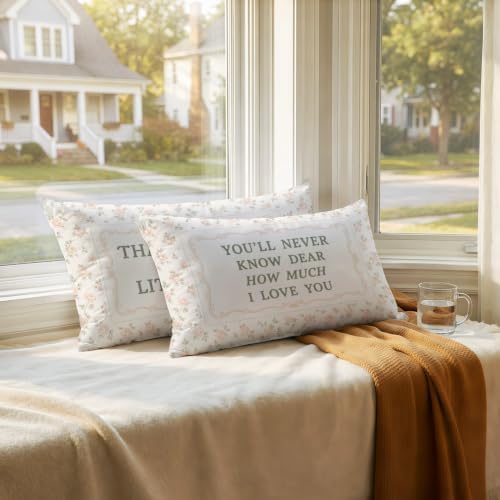 Thank Heaven for Little Girls Pillow Covers 12x20 Set of 2, Baby Girl Nursery - Image 4