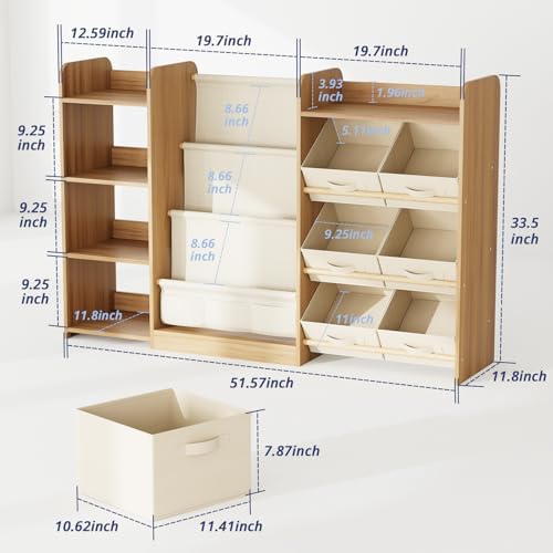 Kids Bookshelf and Toy Storage - Image 2