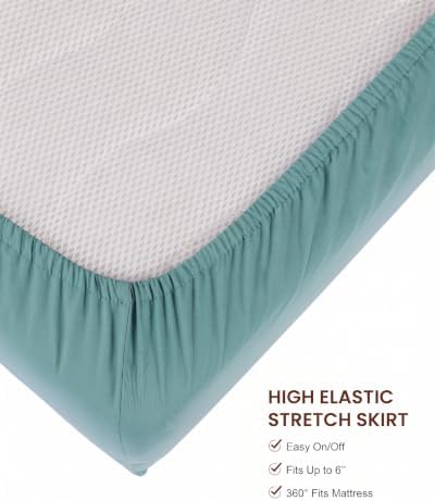 Pack and Play Sheets Fitted, Mini Crib Sheets 38x26 Inch - Image 5