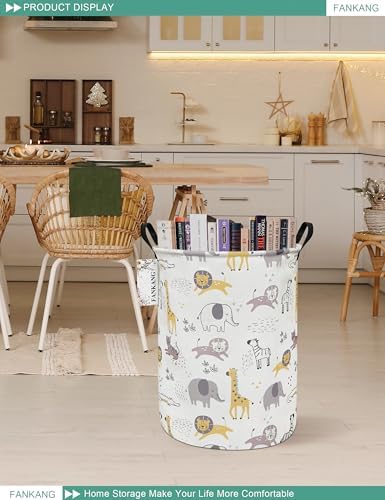 Storage Bin Foldable Nursery Organizer Basket Lovely Animal - Image 4