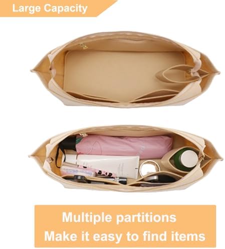 Doxo Purse Organizer Insert for Handbags, Felt Neverfull MM Organizer Insert - Image 5