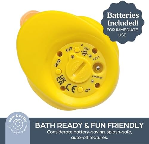 Dreambaby Duck Baby Bath Thermometer – Instant Results, Digital Water & Room - Image 6