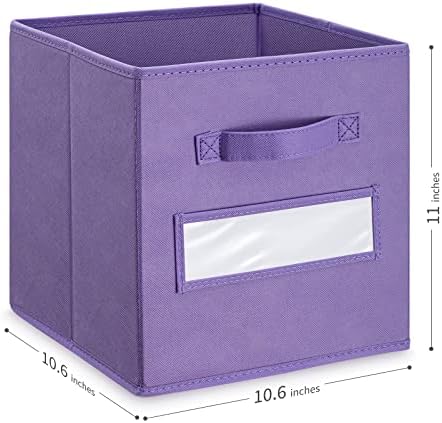 11 Inch Storage Cube, Storage bin, cube storage Foldable Fabric Cube Storage - Image 3