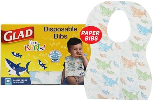 Glad for Kids Disposable Paper Bibs by GladTrashFoodStorage