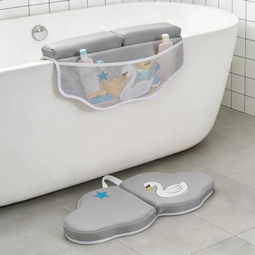 Bath Kneeler and Elbow Rest Pad Set, Bathtub Kneeling Pad by Kajoeiae