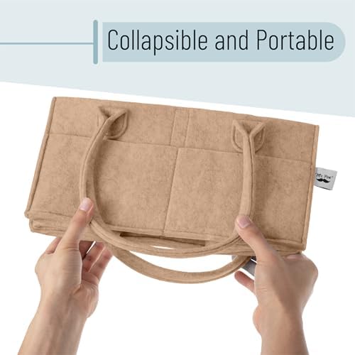 Mr. Pen- Baby Diaper Caddy Organizer, Earthy Clay - Image 6