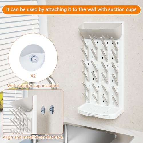SuoXing Vertical Baby Bottle Drying Rack - Image 5