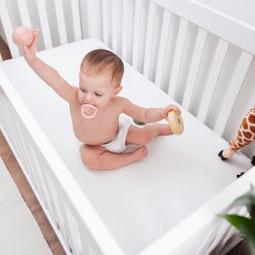 Comfy Cubs 100% Muslin Cotton Fitted Crib Sheet - Image 4