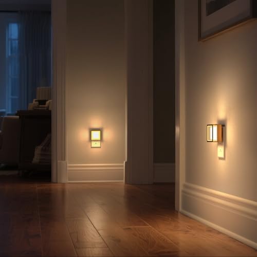 DORESshop Night Light, Night Lights Plug into Wall, 2 Pack 3000K Nightlight - Image 7