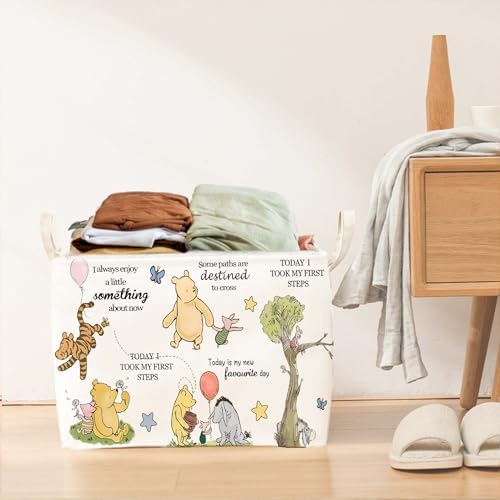Winnie Storage Basket, The Pooh Nursery Baby Stuff, Winnie Nursery Storage - Image 6