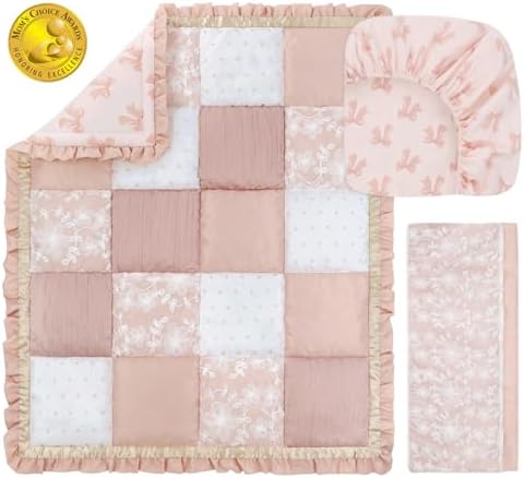 The Peanutshell 3 Piece Baby Crib Bedding Set - Image 2