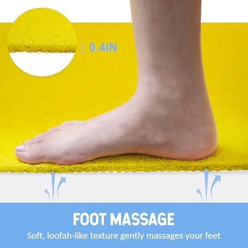 Hargiis Non-Slip Bathtub Mat, Anti Slip Shower Mat, Fast Drying Bathtub Mats - Image 5