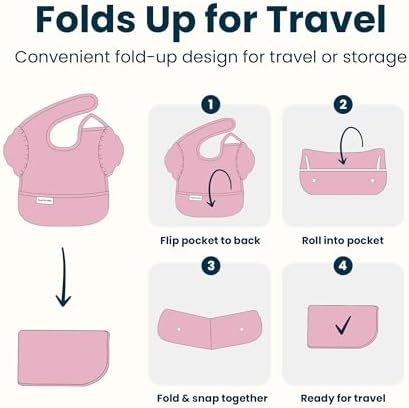 Tiny Twinkle Mess-Proof Baby Bibs - Image 2
