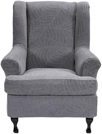 CRFATOP Wingback Chair Covers Wing Armchair Slipcovers by CRFATOP