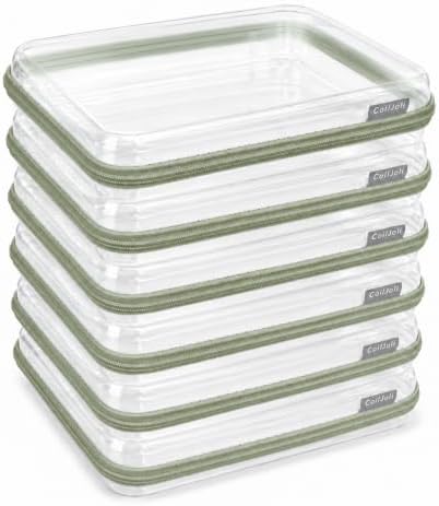 CoiiJoii Clear Hard Shell Zipper Case by CoiiJoii