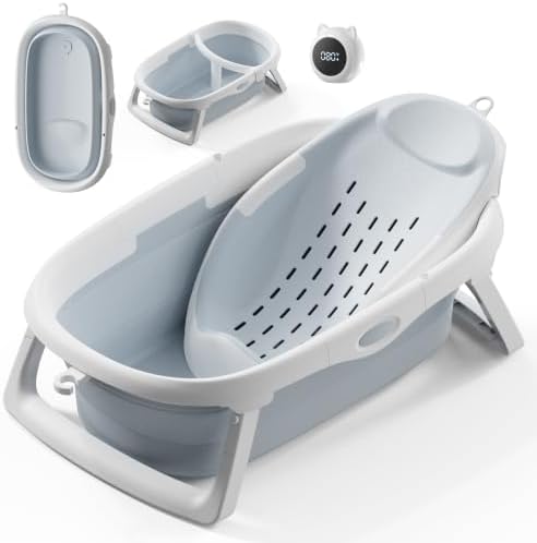 CheerTry 4-in-1 Collapsible Baby Bathtub by CheerTry