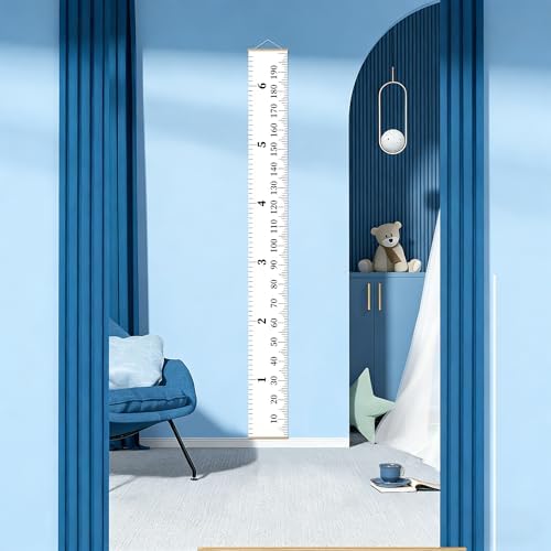Canvas Baby Kids Growth Chart, Nursery/Playroom Bedroom Art Decor - Image 4