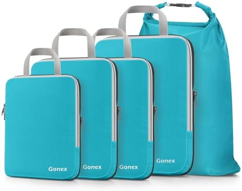 Gonex 5-Piece Compression Packing Cubes by Gonex
