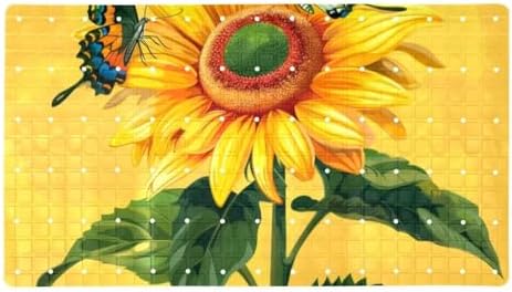 Non Slip Shower Mat Bathtub Mat 15.1x26.8 Inch, Quick Dry Bath Mat by Anna+Cowper