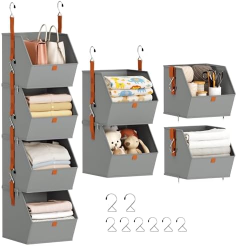 Homsorout Hanging Closet Organizer 4 Tier by Homsorout