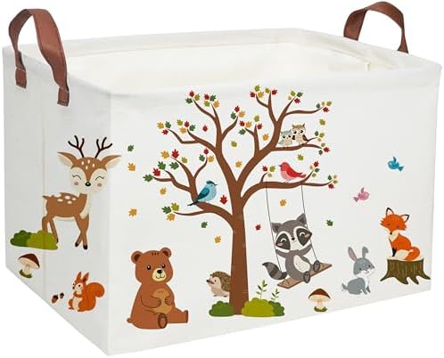 Essme Rectangular Kids Baskets Boys Basket, Animal Storage Bins by ESSME