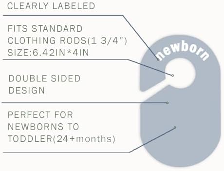 8 Pack Baby Closet Dividers – Pure Green Nursery Organizer - Image 3