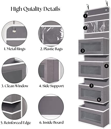 Giraffe Creation Gray Over Door Organizer - Image 4