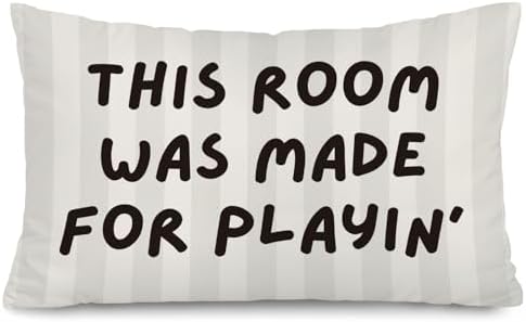 Kids Playroom Decor 12x20 Pillow Cover by Unknown
