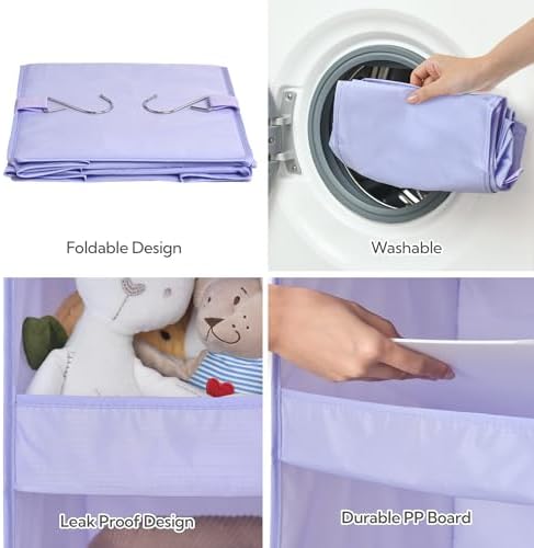 GRANNY SAYS 3-Shelf Hanging Closet Organizer, Foldable Storage - Image 6