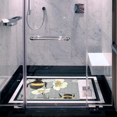 Non Slip Shower Mat Bathtub Mat 15.1x26.8 Inch, Quick Dry Bath Mat - Image 6