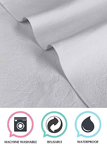 American Baby Company Waterproof Flat Crib Mattress Pad Cover 52" x 28" - Image 2