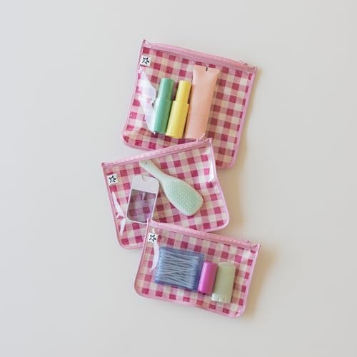 Tiny Twinkle Diaper Bag Organizing Pouches|3 Pack Mess-Proof Clear Front Travel - Image 2