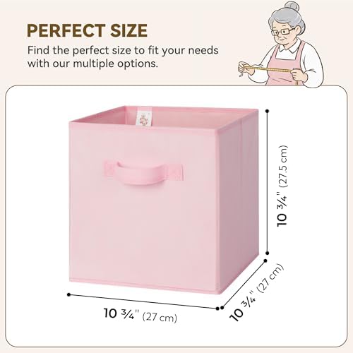 GRANNY SAYS 11 Inch Fabric Cube Storage Bins - Image 2