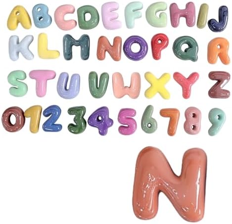 4 Inch Gypsum Letter or Number for Wall Decor, Single Alphabet or Digit for by Train2decor