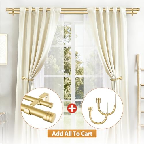 TONIAL Curtain Holdbacks, Calssic Cap Finials - Image 6
