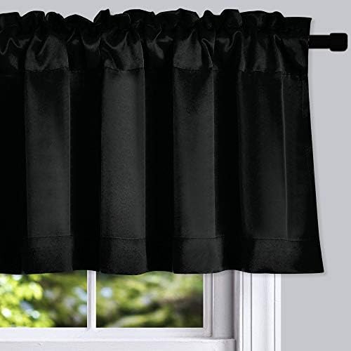 DONREN 12 Inches Long Black Valances - Image 2