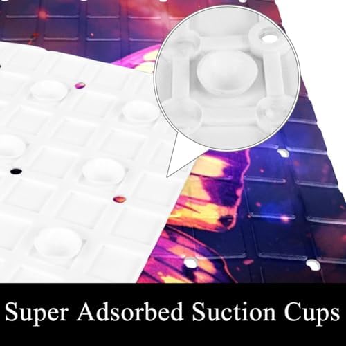 Non Slip Shower Mat Bathtub Mat 15.1x26.8 Inch, Quick Dry Bath Mat - Image 3