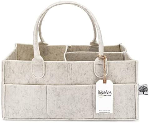 Parker Baby Co. Felt Diaper Caddy Organizer by ParkerBabyCo