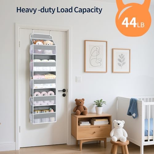 Yecaye Over The Door Organizer Storage, 5-Tier Heavy Duty Door Organizers - Image 3