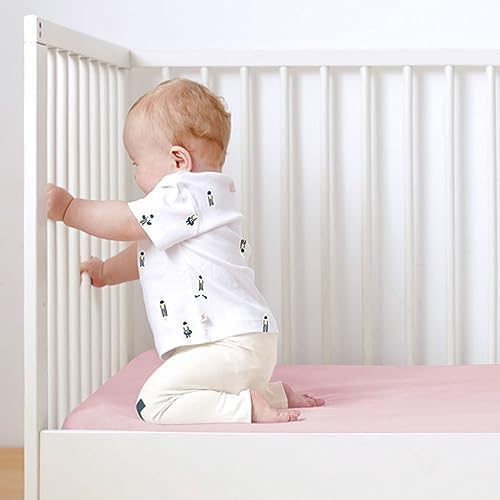 Magik & Kover Mini Crib Sheets Girl 4 Pack - Image 4