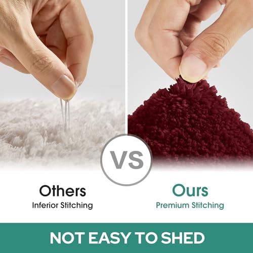 HOMEIDEAS Bathroom Rugs Sets 2 Piece, Super Soft and Absorbent Non Slip - Image 6