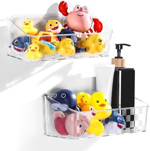Bath Toy Storage Holder For Bathtub, Wall Mounted Shower Bath Tub Baby Toy by Unknown