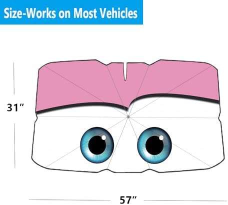 Windshield Sun Shade 2025 Car Accessories 100% Blackout Car Front Windsow - Image 4