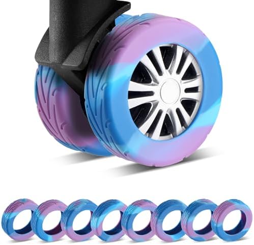 8Pcs Luggage Wheel Covers, Travel Accessories by Wanzhuango