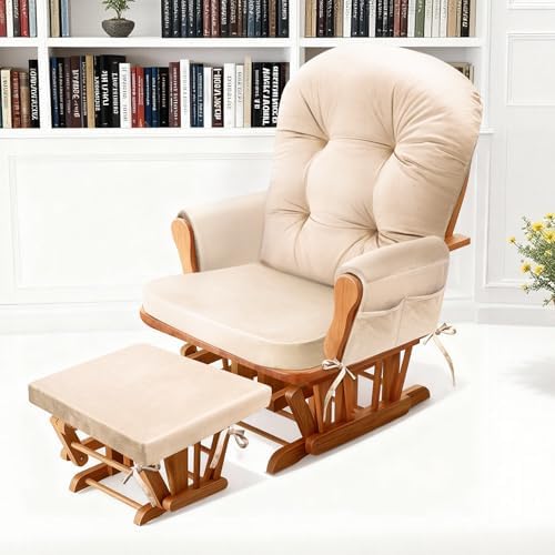JZHLLA Glider Rocker Replacement Cushion Set - Image 2