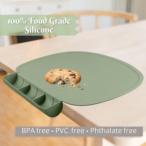 Silicone Placemat with Food Catching Pockets - Image 3