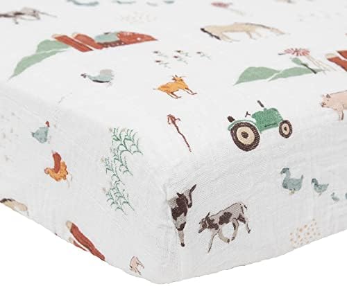Little Unicorn Premium Crib Sheet | Breathable & Super-Soft Muslin Fabric - Image 2