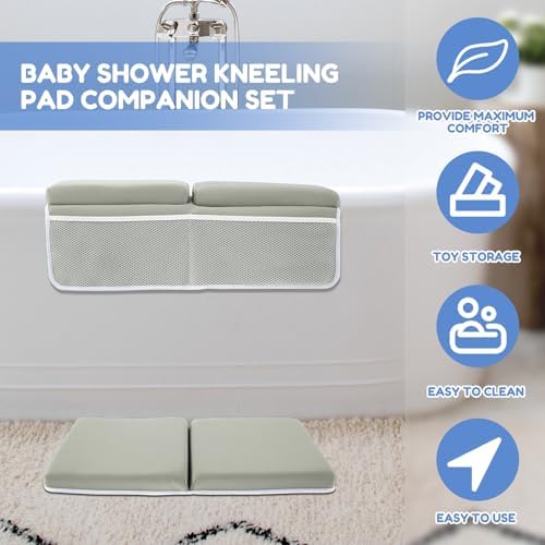Baby Bath Kneeler and Elbow Rest Pad Set, Extra Large Memory Foam Kneeling Pad - Image 6